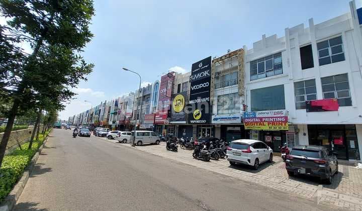 Dijual Ruko 7C Seven Seas Hadap Jalan Boulevard Gading Serpong Dekat Mall SMS Summarecon Pasar Modern Paramount Kampus Bebas Parkir Kawasan Ramai