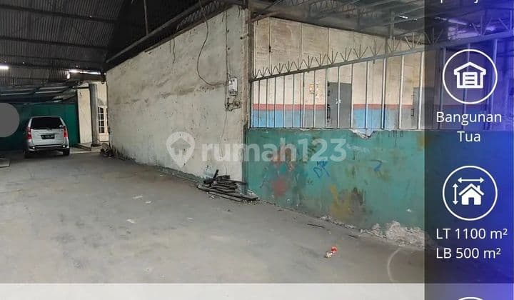 Rumah & Kios Jl.kh Hasyim Ashari Pinggir Jalan SHM 1100 M²