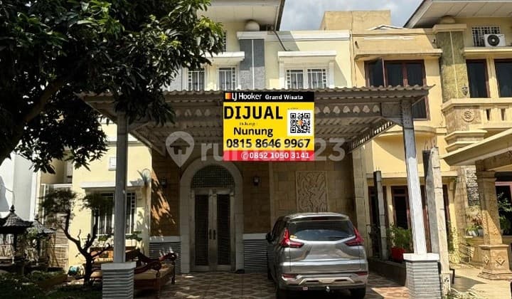 Dijual Rumah Sunrise Paradise Full Furnished 2 Lantai View Taman, 4 Kamar Siap Huni, Terawat , bisa KPR , 100 M Dari Pintu Tol, 700 M Dari Mall Living World, Grand Wisata Bekasi