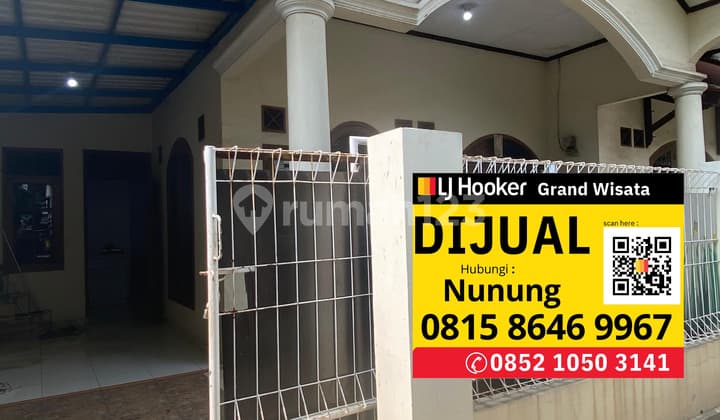Dijual Rumah Area Summarecon Bekasi 1 Lantai Luas 188m² Bisa Dijadikan Hunian Sekaligus Usaha Kos Kosan Hanya 1 Km Dari Mall Summarecon Bekasi