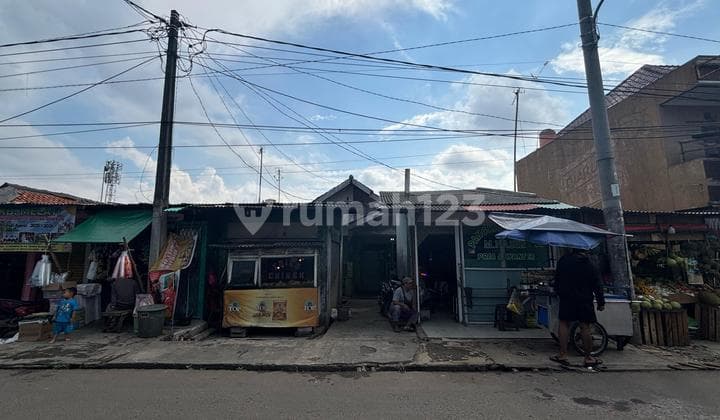 Dijual Rumah dan Tempat usaha pinggir jalan pasar tambun Luas 213m2 bisa dijadikan toko , gudang atau kosan Pasar Tambun, Bekasi