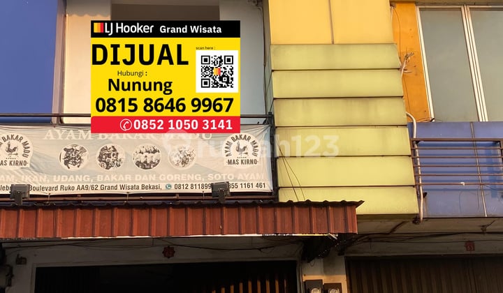Dijual Ruko 3 Lantai Siap Pakai Bisa Dijadikan Tempat Usaha Atau Kantor, 200 Meter Dari Gerbang Tol Tambun Grand Wisata Bekasi