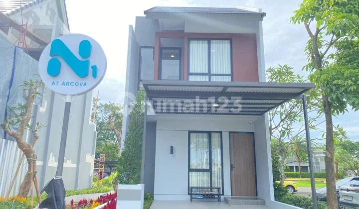 For Sale New House Grand Wisata Cluster Nuone At Arcova 2 Floors, Free Smart Home, Free Canopy, Free CCTV, Free BPHTB and AJB, Installment 5 Million/Month, 1% Home Loan Subsidy, Grand Wisata South Tambun Bekasi