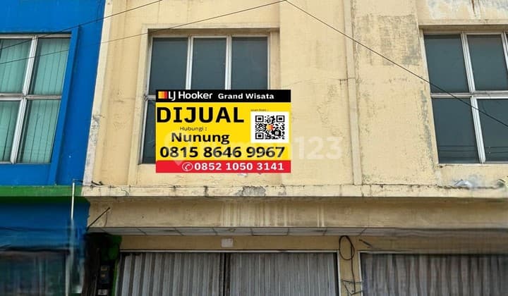 Dijual Ruko 3 Lantai Jalan Raya Kalimalang, Akses 1 Km Menuju Tol Bekasi Timur, Bisa Dijadikan Kantor Atau Tempat Usaha, Jatimulya Tambun Selatan, Bekasi