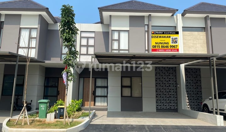 Disewakan Rumah New Cerryville Dalam Cluster 2 Lantai Unfurnished Kamar Tidur 4+1 Akses Langsung Tol Tambun Grand Wisata Bekasi