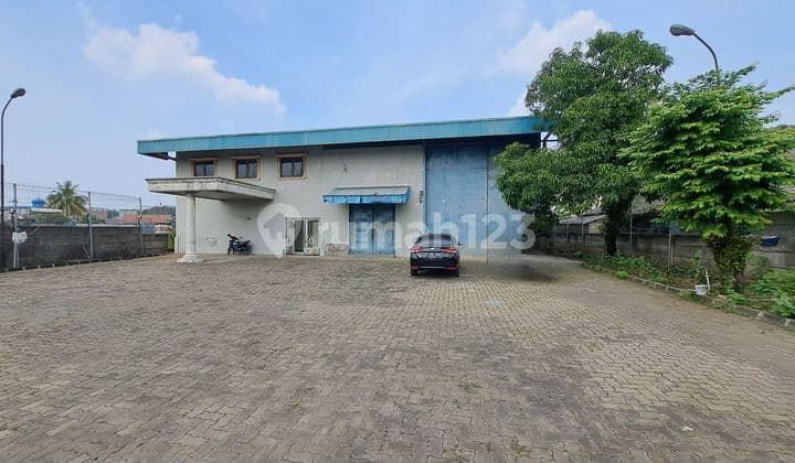 Gudang + Kantor Gunung Putri Bogor 3.000m² Jalan Raya hdp Utara