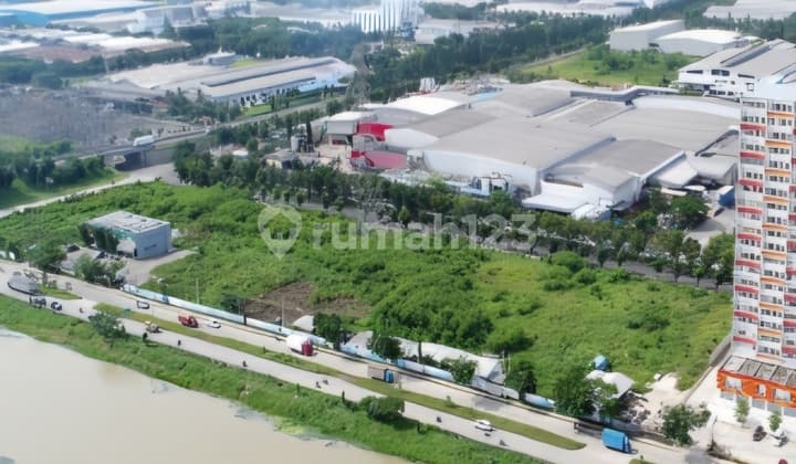 Tanah Komersial Jababeka 2ha Cikarang Di Samping Apart Riverview