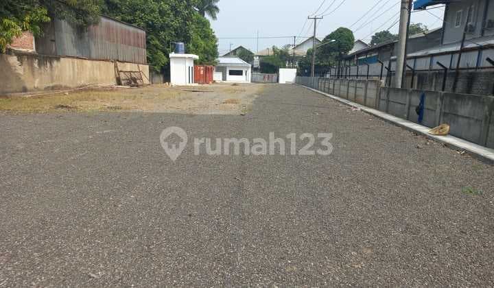 Sewa Tanah Jl Narogong 2.492M² Cikiwul Bantar Gebang Hadap Barat