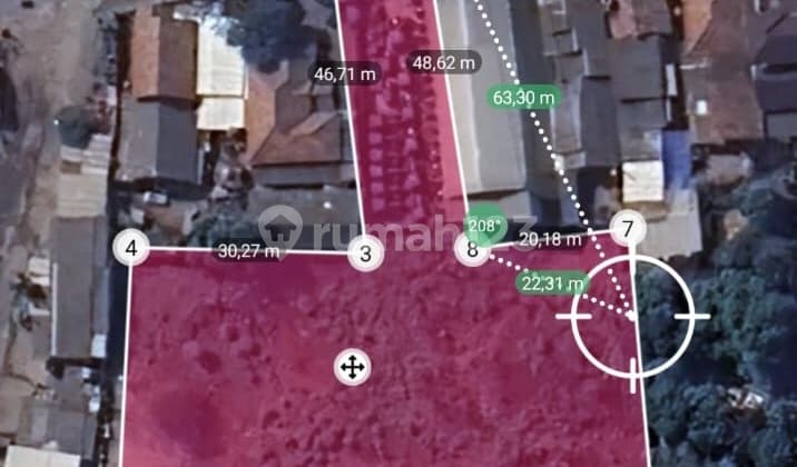 Kavling Bantar Gebang Jl Narogong 5.525m² Hadap Timur