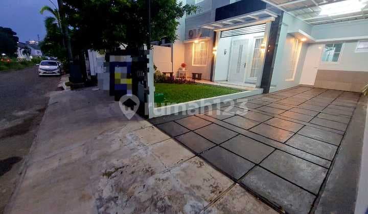 Rumah 2 Lt Bangunan Baru Semi Furnish Siap Huni Di Serpong Park