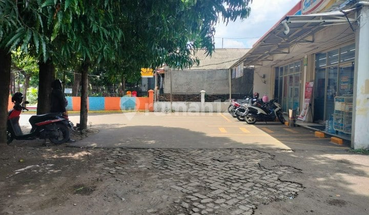 Tanah Ada Bangunan Pinggir Jalan Strategis Di Munjul Cipayung