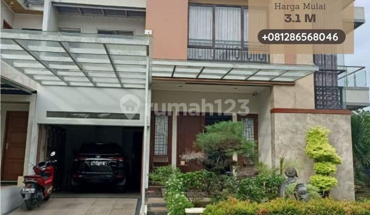 Rumah Hook 2.5 Lantai Semi Furnished 5 Menit Stasiun Bekasi