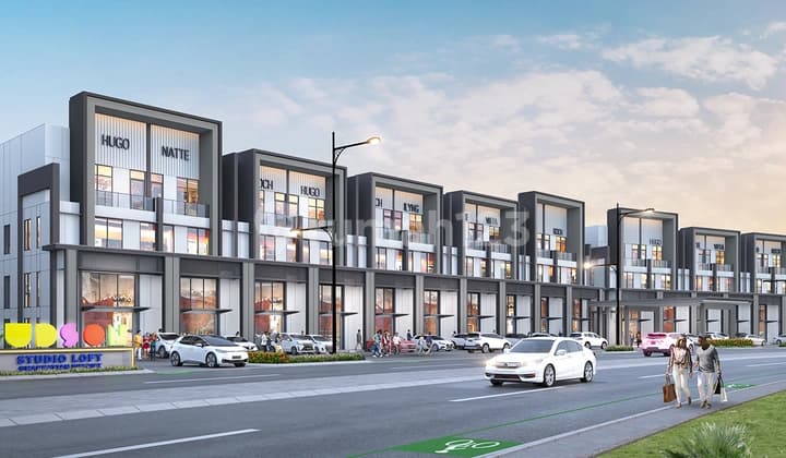 Dijual Ruko Hudson Studio Loft Gading Serpong Double Facade