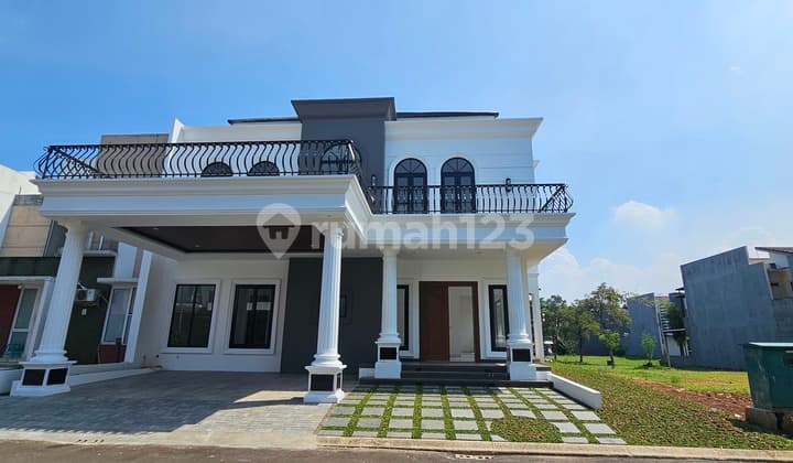 Dijual Rumah Bangunan Mandiri Konsep Modern American Style di BSD