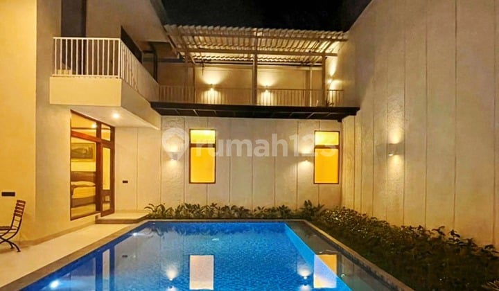 Luxury Ready-to-Occupy House In Permata Hijau Semi-Furnished With Swimming Pool