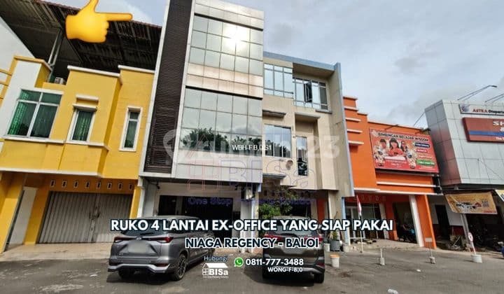 Ruko 4 Lantai 2 Muka Niaga Regency Ex-Office Hadap Ring 1 Baloi