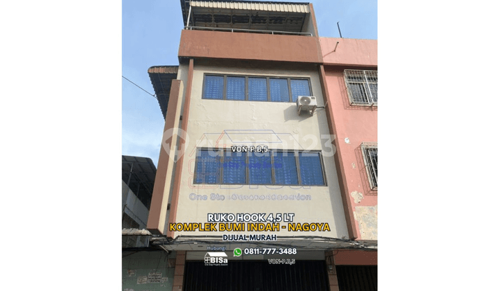 Ruko Hook 4,5 Lantai di Bumi Indah Pusat Nagoya