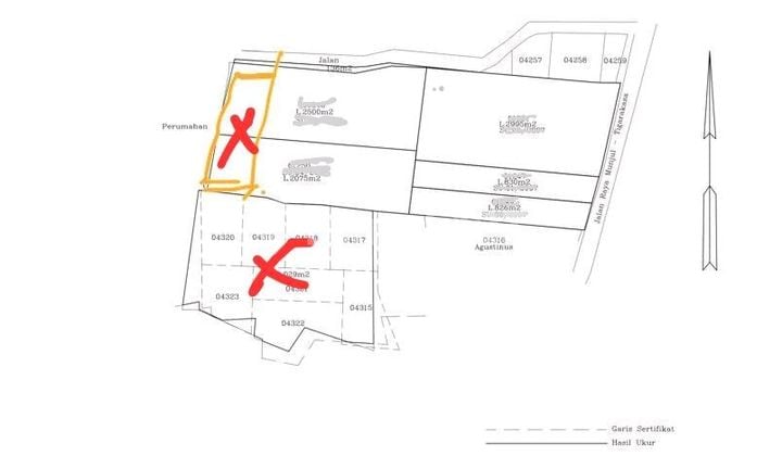 Jual Kavling Munjul Kec Solear. Tangerang. 8200m2. Harga 1.7juta/m2