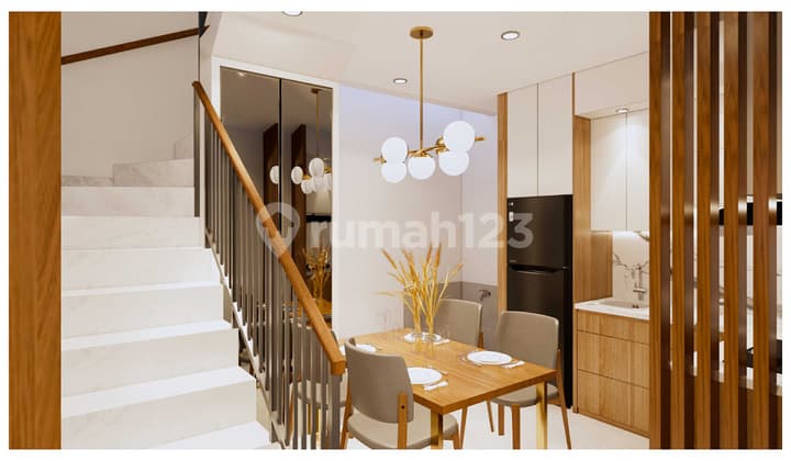 Jual Rumah Mungil Baru Dalam Cluster Di Kebon Jeruk Jakbar (NEGO) Pd013167