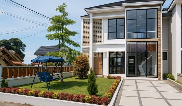 Rumah Baru Hook Full Furnished Lembang Lingkungan Nyaman