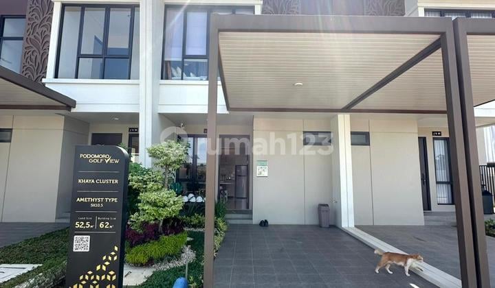 Hunian 2 Lantai Modern Klaster Khaya Type Amethyst Podomoro Golf View Cimanggis Depok