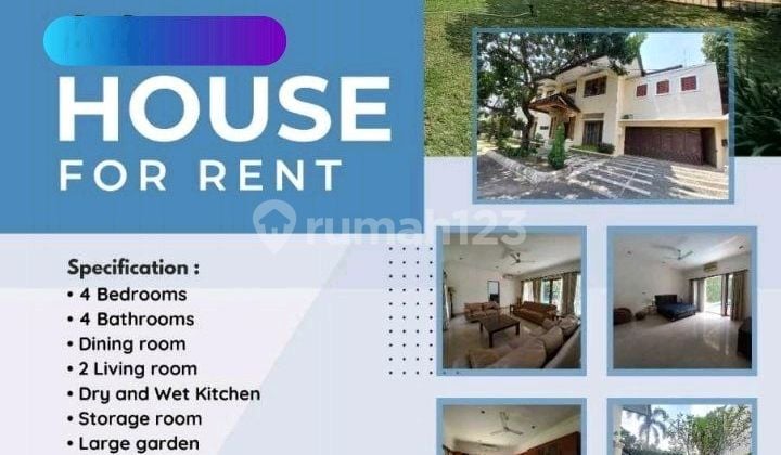 Disewakan Rumah Exclusive di Pejaten Barat 3.500 $/Bulan