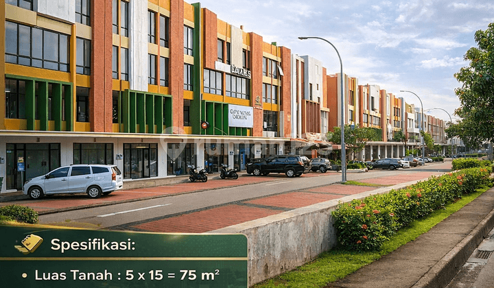 Diskon Ruko Baru 4 Lantai Siap Usaha Jbd Jgc Cakung Parkiran Luas bisa KPR