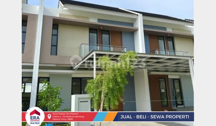 Siap Huni Rumah Cluster Lavesh Harapan Indah Bekasi Akses Jalan Komplek Lebar