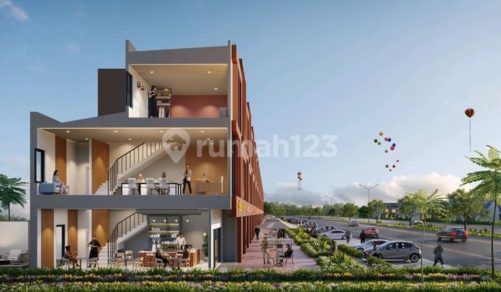 Free PPN Ruko Baru Americano 5X20 Metland Menteng Cakung 3 Lantai bisa KPR Bonus 5 Ac