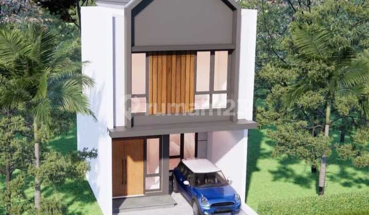 Brand New Skandinavian House Dlm Cluster Dekat Sekali Ke Jalan Raya 2 Mobil.di Kalisari Jak Tim