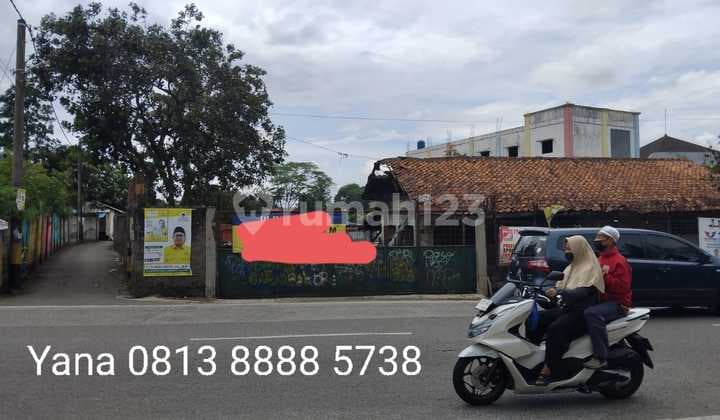 Tanah, Hadap Jalan, +/- 100mtr ke Universitas Pamulang ( Unpam baru ) cocok untuk tempat usaha, Puspitek, Babakan