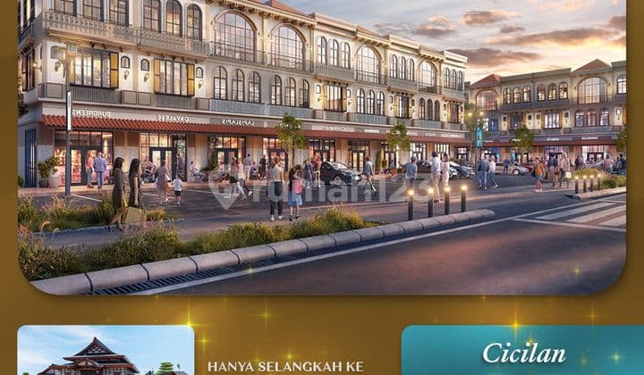 Rukan Lau Pa Sat. Lokasi super strategis selangkah ke Taman Doa Akita, di PIK 2