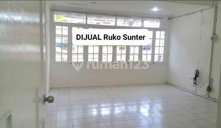 Dijual Ruko Sunter, Hadap Timur, Bebas Banjir, Jalan Lebar