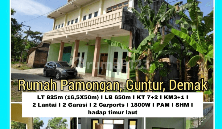 Rumah 2 Lantai SHM di Surodadi, Guntur, Demak