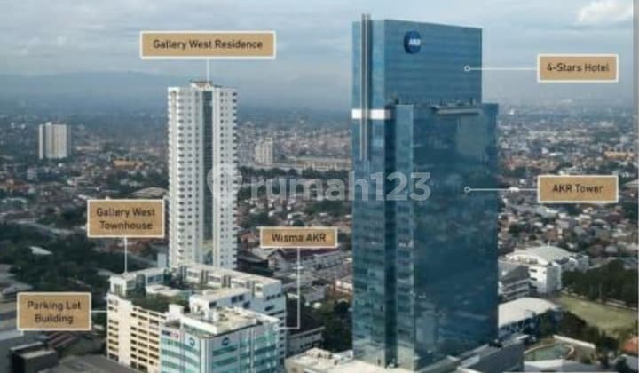 Dijual Apartemen Gallery West 3 Bdr Fully Furnished