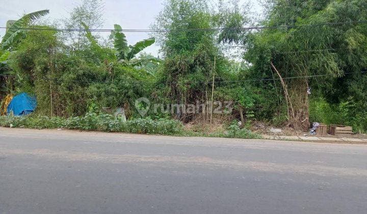 Tampak Muka 50 Meter Tanah Murah Pinggir Jalan Raya