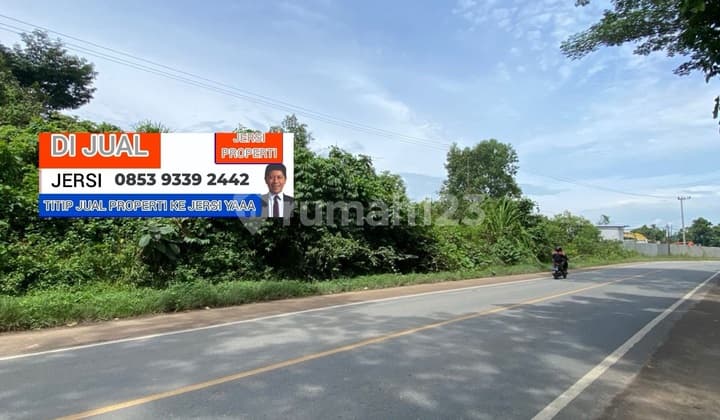 Tanah Pinggir Jalan Km 8 Samarinda Loa Janan 5558