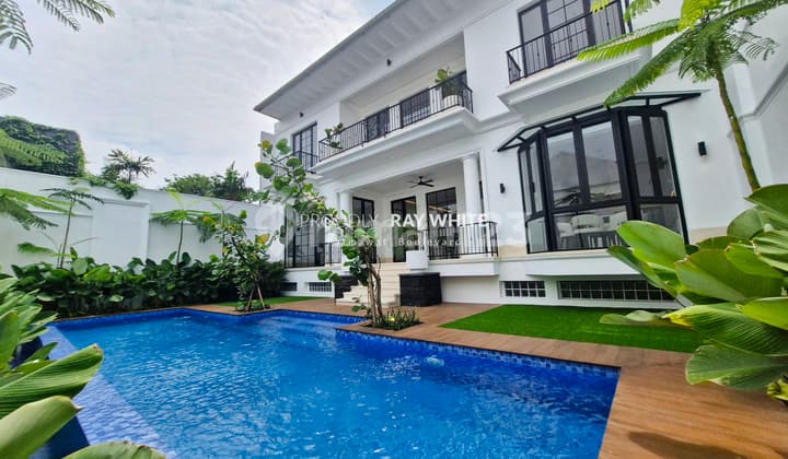Brand New House Kemang Dalam Area American Classic