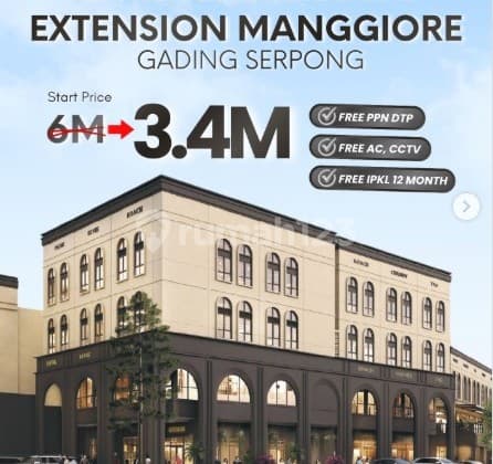 Ruko Hadap Jalan Maggiore Signature West 3Lantai Ruko Ekslcusif