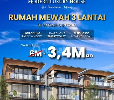 Rumah Terbaru Paling Best di Gading Serpong Finore Summarecon