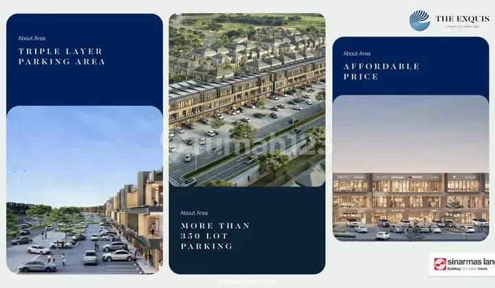 Komersil Ramai & Berkembang Ruko Exquis BSD City Desain Elegan