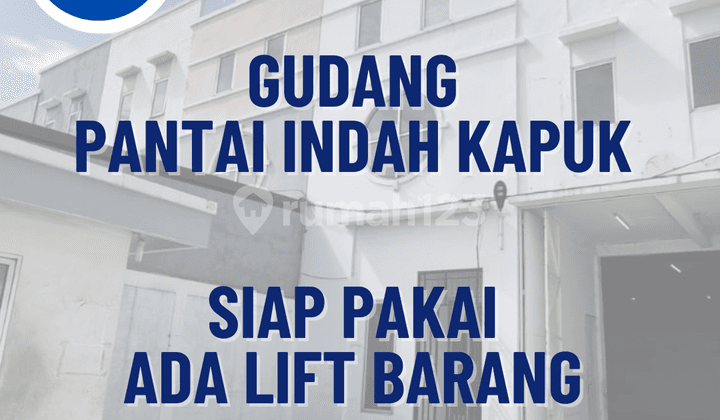 Gudang Elang Laut Siap Pakai Ada Lift Barang