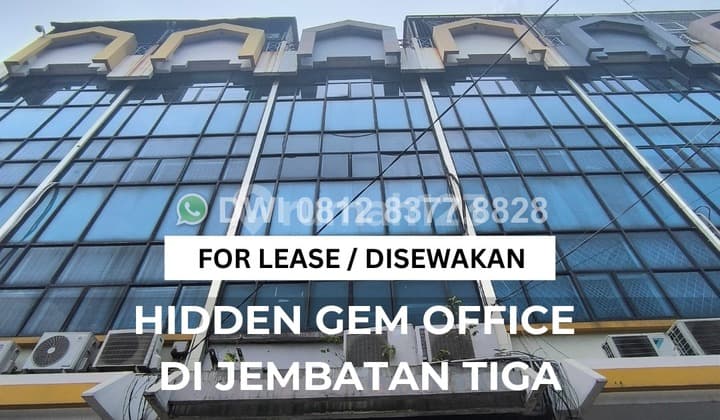 Sewa Ruko Tematik 4 Lantai Jembatan Tiga - Ideal untuk Office & Studio (Privasi Terjamin)