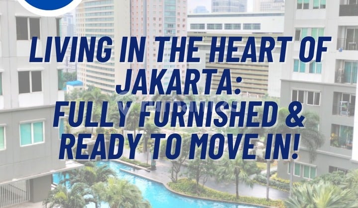 Disewakan Apartemen Thamrin Residence - Full Furnished - View Kolam Renang (Best Unit!)