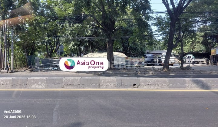 For Sale Land Along Sultan Agung Main Road Bekasi Width 25