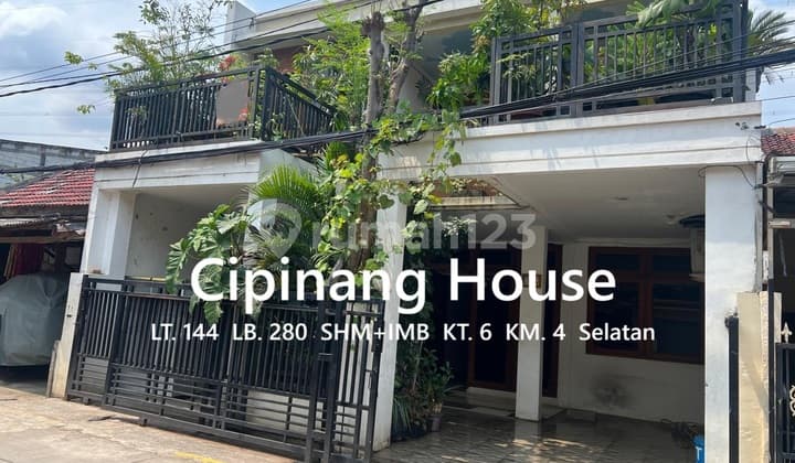 Rumah 2 Lantai Bawah Pasar di Cipinang Melayu Makasar Jakarta tim