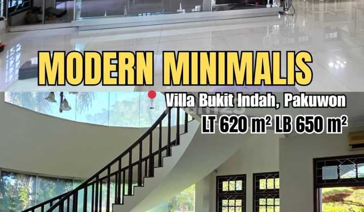 For Sale 2-Story House in Villa Bukit Indah Vbi - Pakuwon Indah, Ready to Live In, Modern Minimalist
