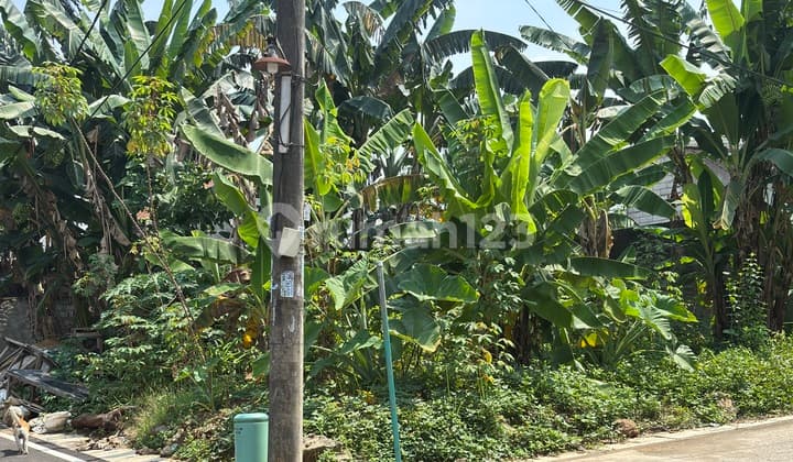 Tanah 268 m2 SHM Bumi Puspitek Asri, nempel BSD Tangerang Selatan