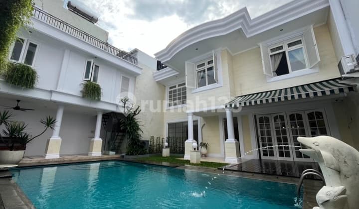 For Rent Rumah Mewah Full Furnish Private Pool di Pondok - Indah
