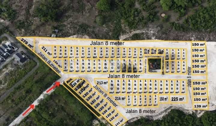 Tanah Kavling Ocean View Kampial Nusa Dua Bali